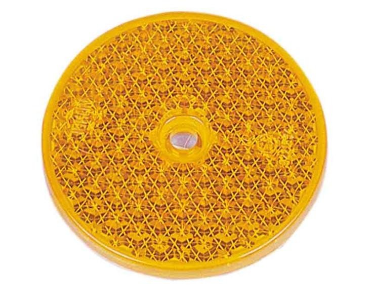 Reflector round (yellow)