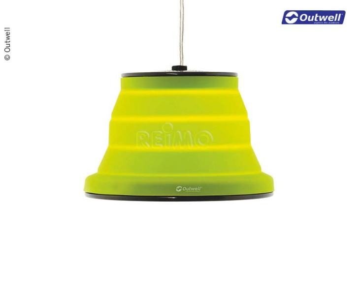 Lamp Leonis 230V, dimmable, green, foldable
