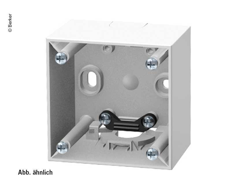 Berker surface mounted housing high, brown