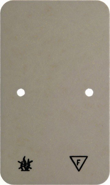 Berker base plate double socket outlet white