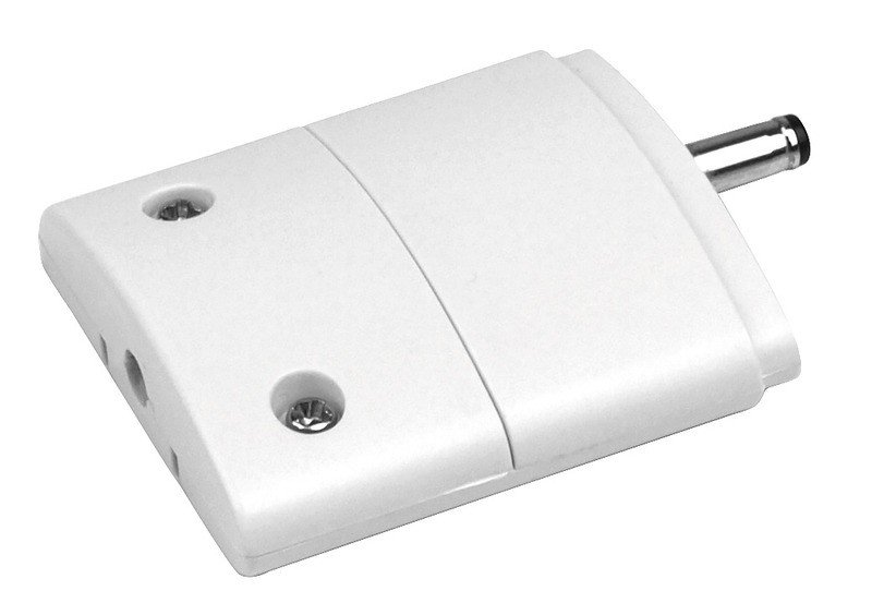 Connection box for line light 300mm, white