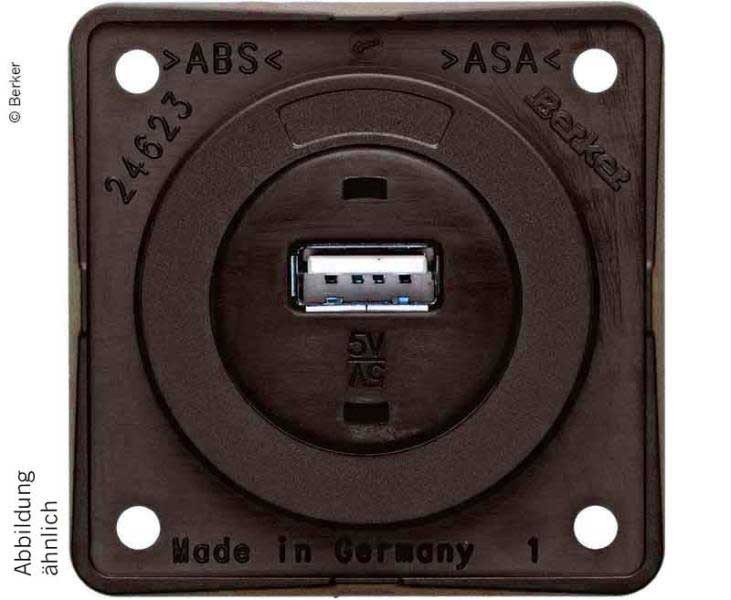 USB built-in jack brown lo