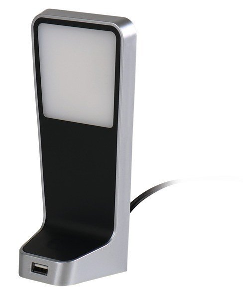 LED under-cabinet light black/silver with touch switch