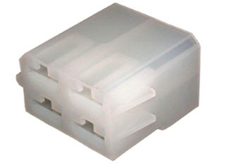 Plug-in housing 6.3mm 4-fold