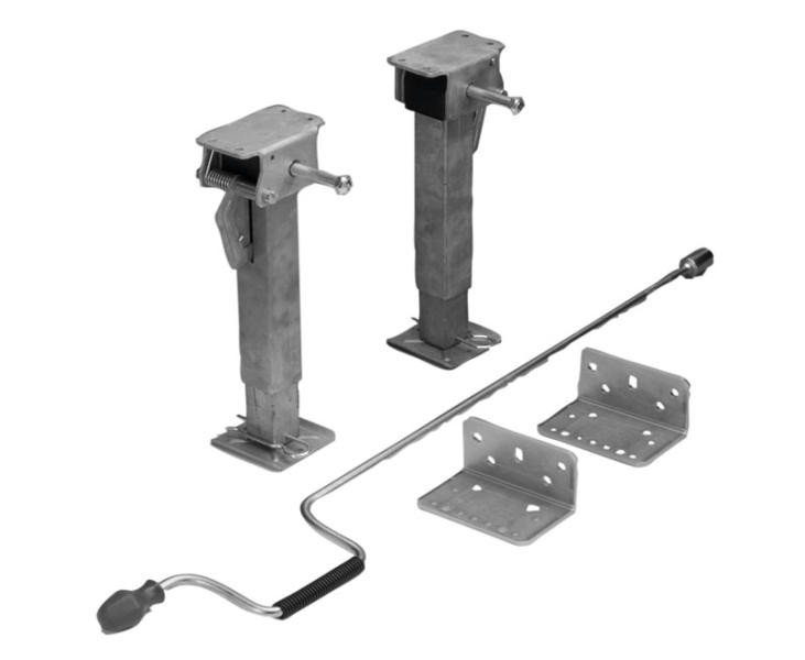 Tagumised tugijalad 33-53cm, 2tk., kandevõime max 500kg, universaalne kinnitus