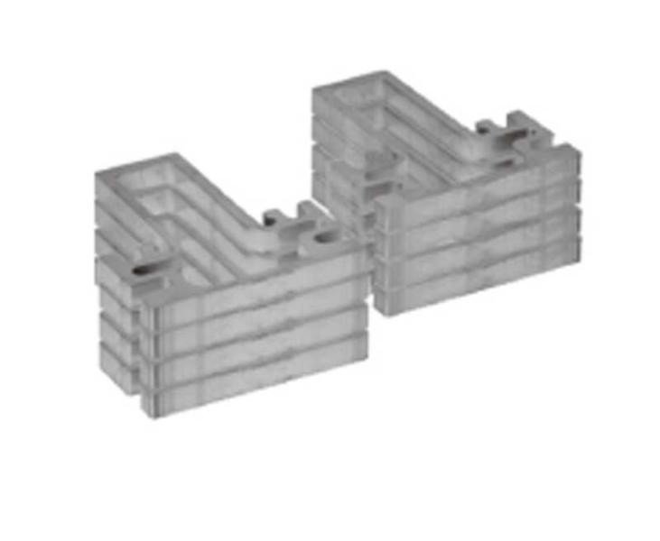 Distance plate set for Alko Vario III/AC chassis b.1700kg total weight