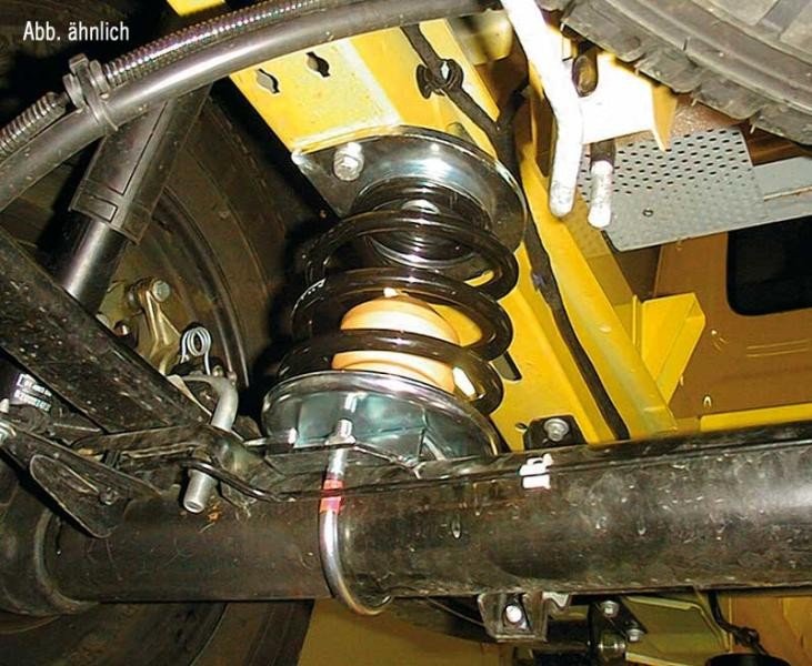 Front axle coil spring + additional spring 6'