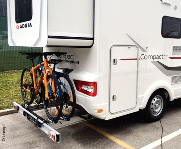 Linnepe load carrier for Adria Compact 2016-18 with rear slideout