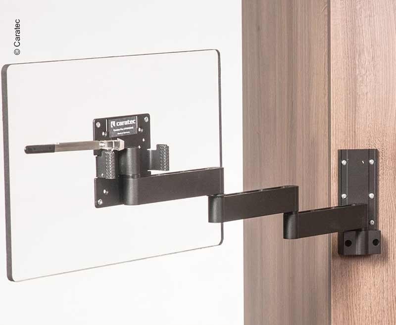 Caratec Flex CFW400AS TV wall bracket, 4 pivot points, black