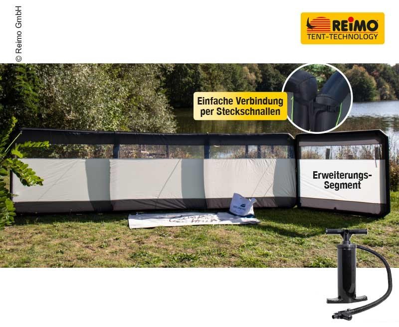 Windbreak HOOGE AIR extension 160x140cm, without pump