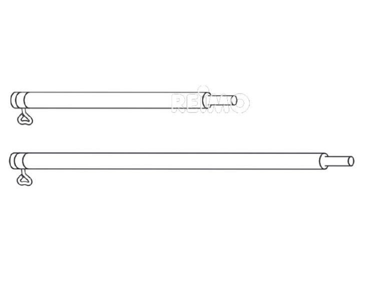 Extension rod St.0,5m lo