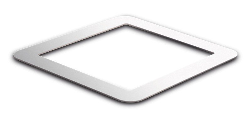Adapter frame for roof air conditioners and roof windows