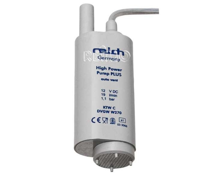 Veepump Reich, uputatav, suure jõudlusega, 19L 1,1bar 12v 35-45W / 1tk.