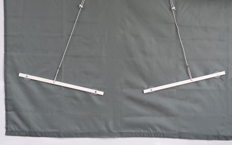Shower curtain holder
