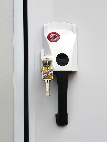 Door lock for external lock with handle