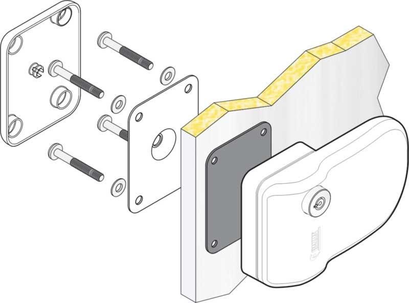 Door safety outside Safe Door, set of 3 pieces