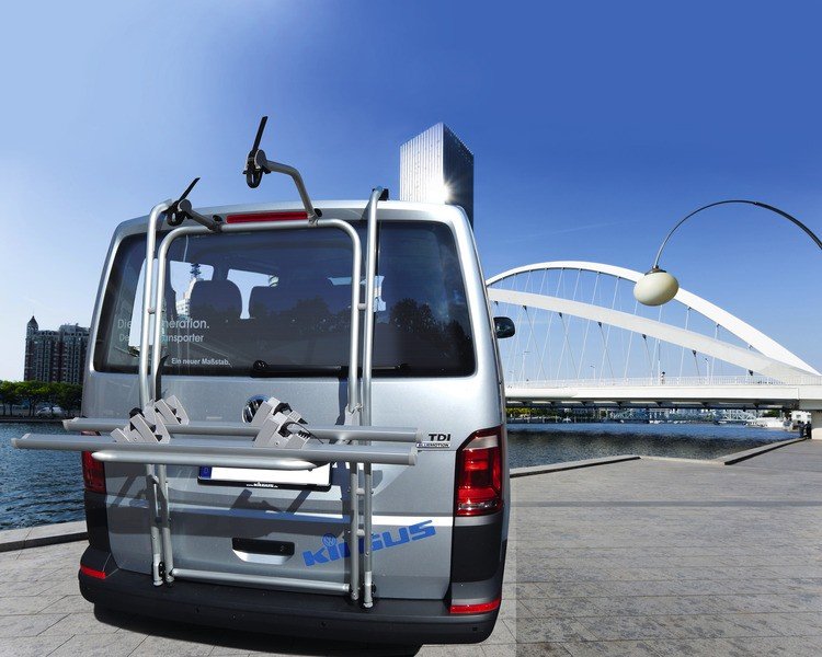 Euro Carry rear carrier VW T6 for 2 wheels, aluminium
