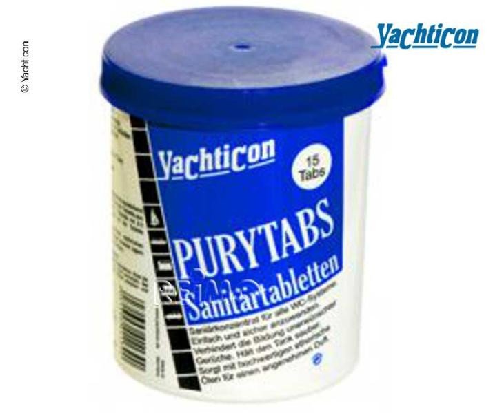 WC-keemia Pury Tabs, 15 tk