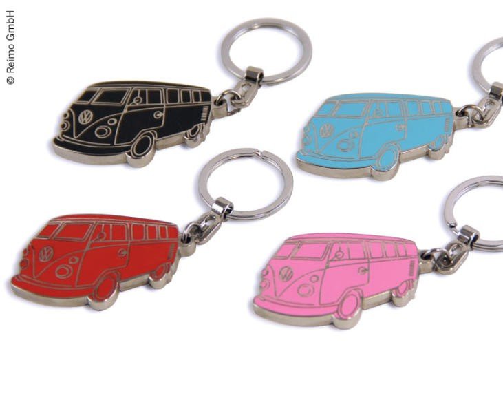 VW Collection Bulli key fob, red, 10x3,5x0,4cm
