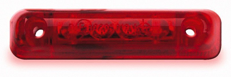 LED tail light red, 12 Volt, 0,4 Watt