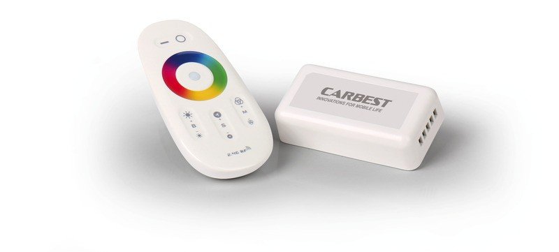 RGBW controller with touch remote control, 12V-24V
