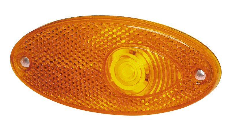 Recessed side marker light