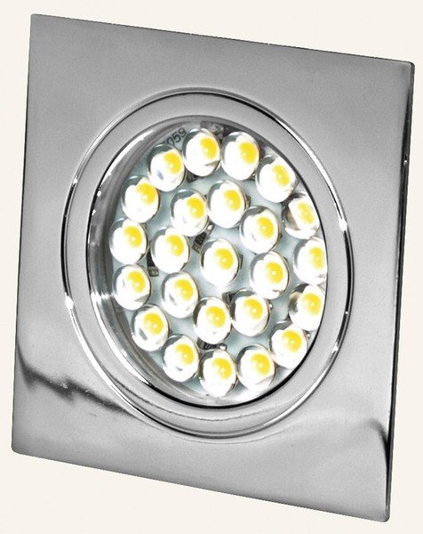 LED Spot 12V, touch switch, 1,6W, 24LED, chrome