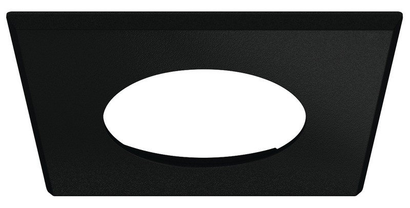 Built-in housing square for 83580, black matt, 65x65x2,6mm