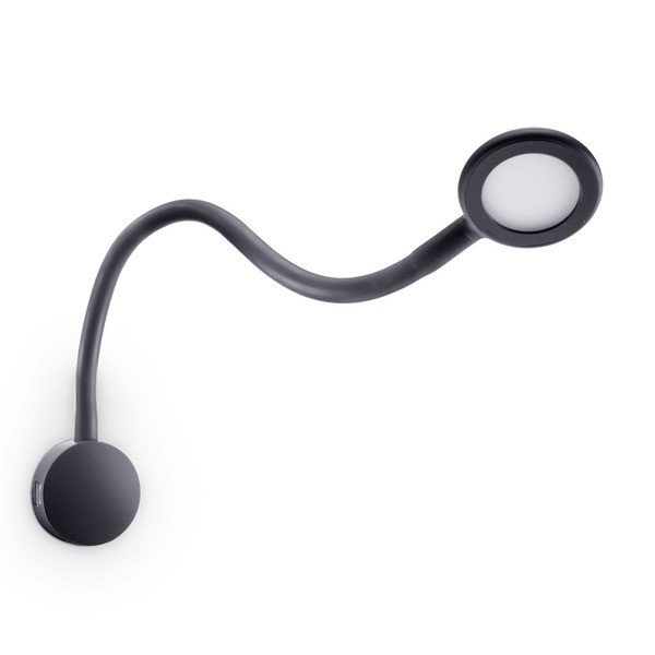 LED gooseneck light with 2x USB: 1x1A + 1x2A