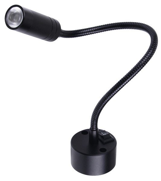 LED light flexible, black, 2W high power, 110 Lumen