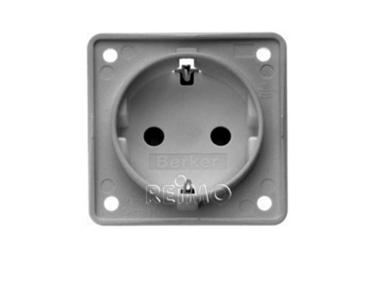 Berker INTEGRO built-in socket 230V anthracite, loose