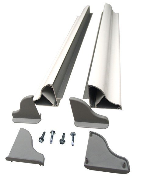 Solar-panel-mounting spoiler for a width up to 550mm