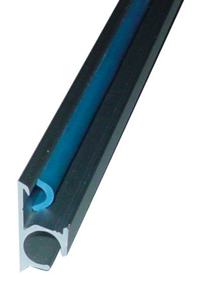 Piping rail alu 2,5m, screw-duct