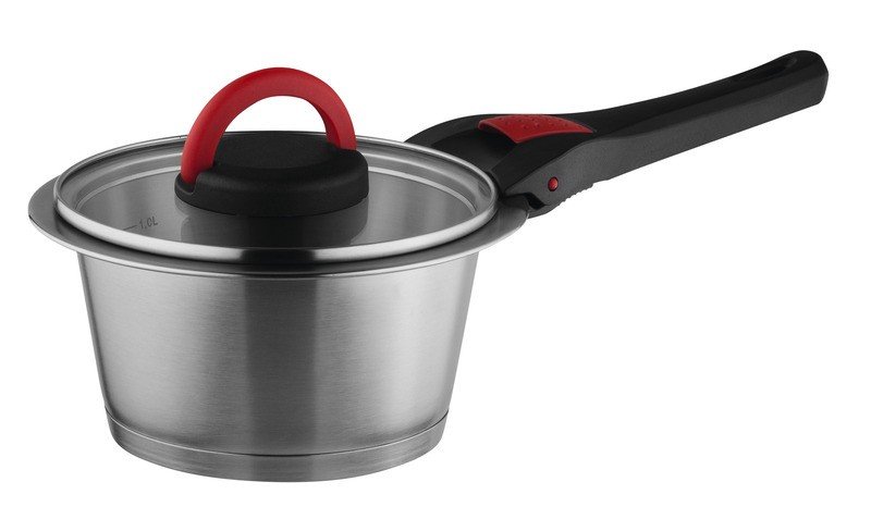 Kööginõude kompl. QuickClack: pann Ø24cm,2 potti Ø16+20cm, 2 kaant, 3 käepidet