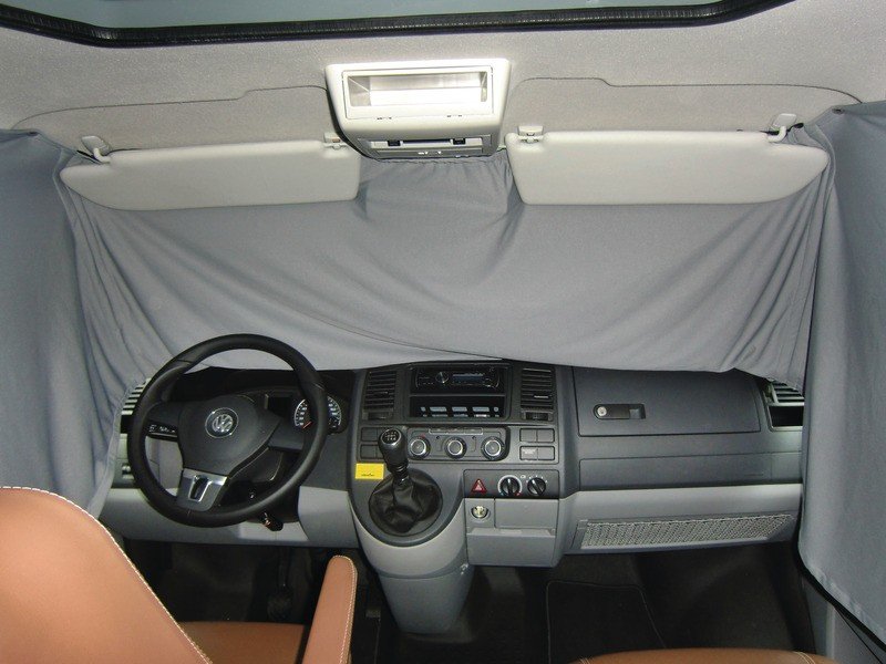 Curtain set for cab 1-piece