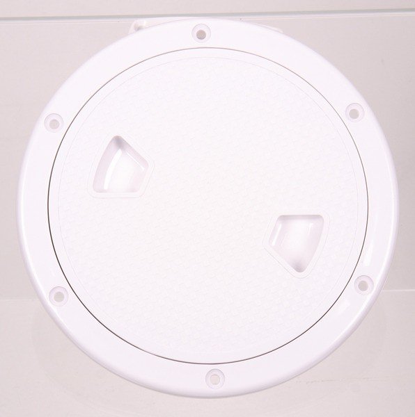 Inspection opening with screw cap Ã?205mm, white