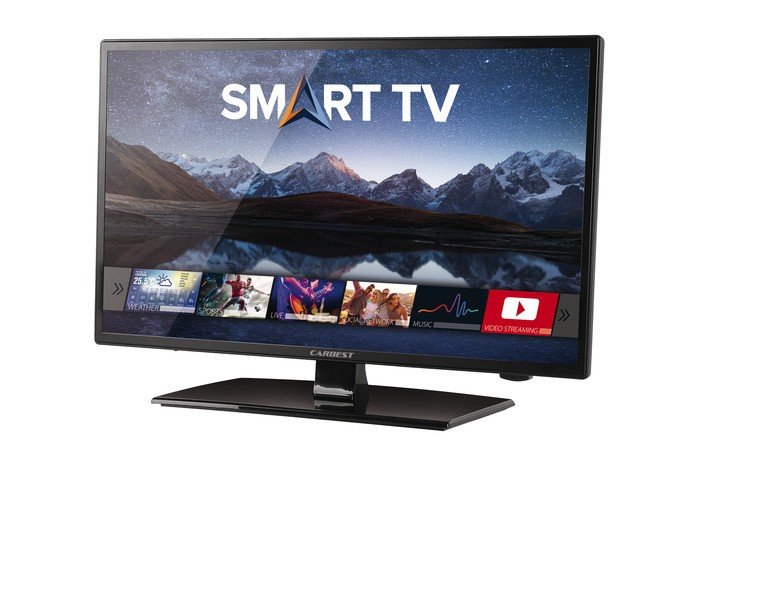 Carbest Smart-TV 12/24/230 volt, Smart LED TV 23,6"