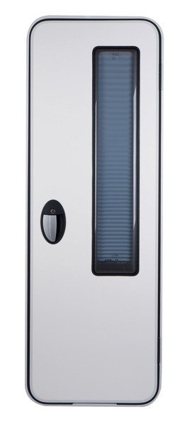 Mobiilkodu uksekomplekt - Ukse suurus 620 x 1751 mm - Koos akna ja kardinaga