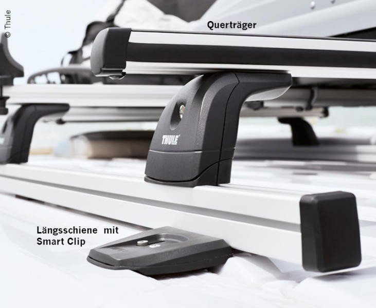 Roof rack set - 2 load carriers Lg.1,5m, height 13cm