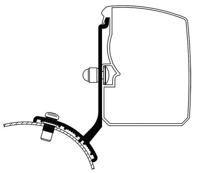 Thule awning 3200, adapter Renault Trafic/Vivaro/Talento NV300 Fixed