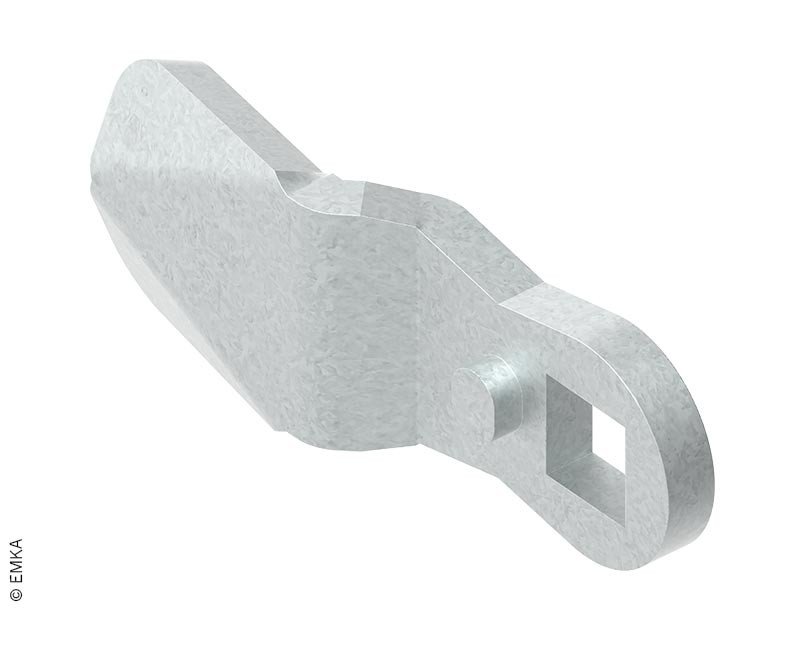 Tongue for door lock, height: 13mm, length: 45mm