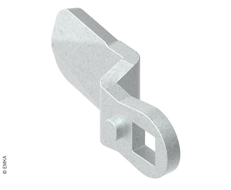 Tongue for door lock Height: 35mm, Length: 45mm