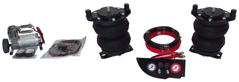 2-kontuuriline õhkvedrustussüsteem Basic 6" topeltkelladega Fiat Ducato, Peugeot Boxer ja Citroen Jumper > 2014 (sh Ducato S8) ning Opel Movano > 2021