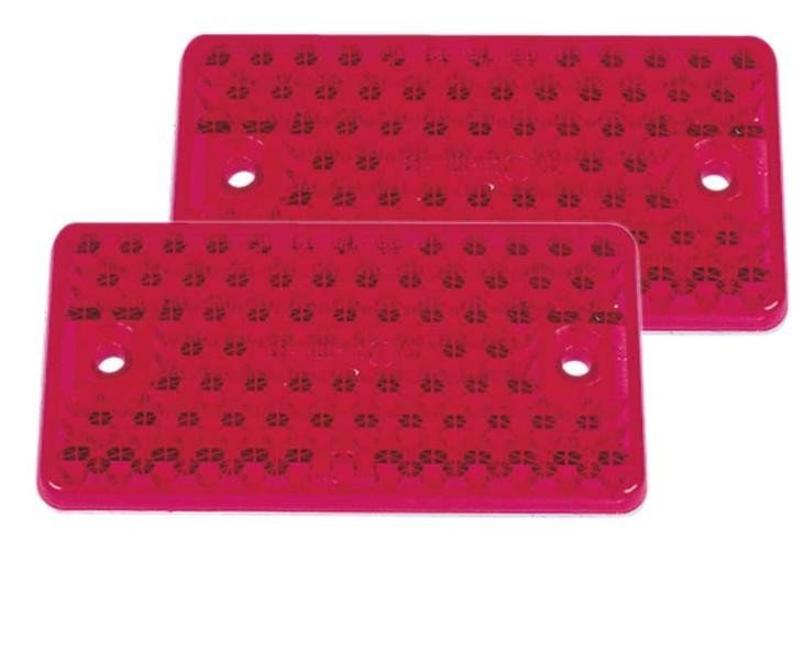 Reflectors red 91 x 47mm (2 pcs.)