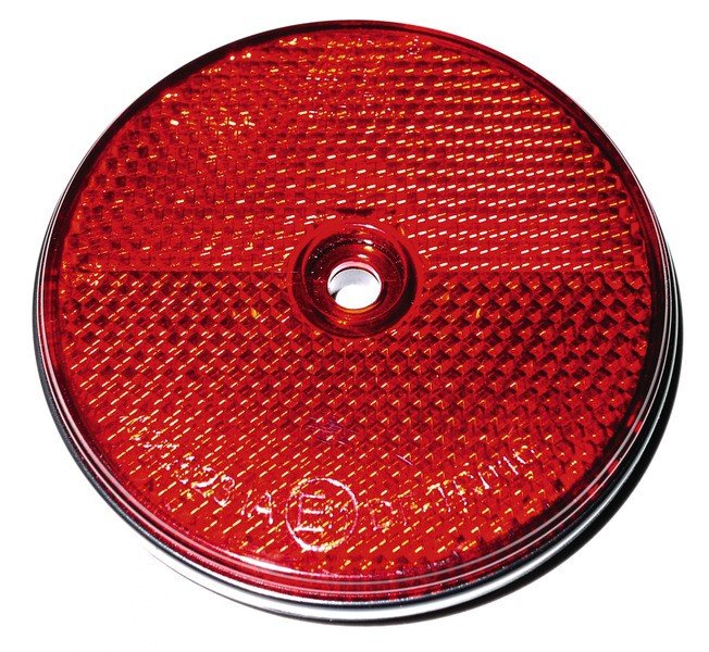 Reflectors round red (2 pcs.)