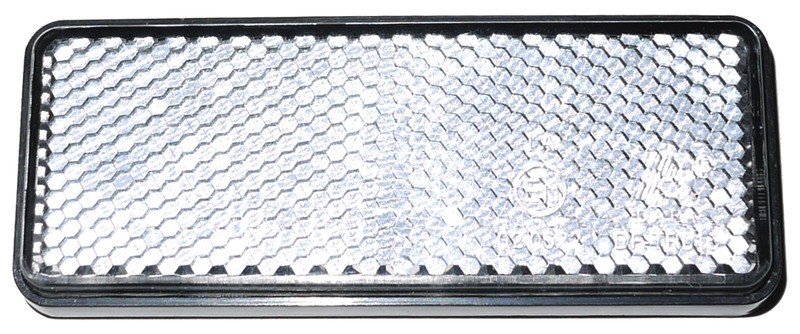 Reflector rectangular, clear, dimensions: ca.95*38mm