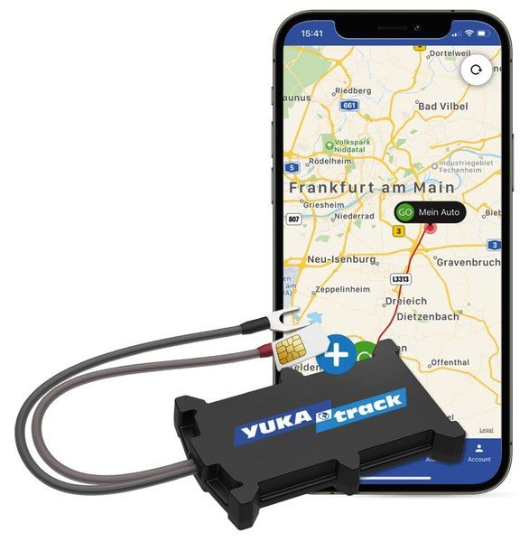 Yukatrack easyWire GPS tracking Europe-wide incl. sim card data flat rate, 4G