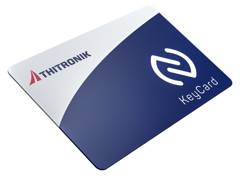 NFC transponder card