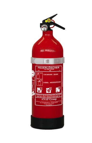 ABC Powder fire extinguisher 2 kg with pressure indicator