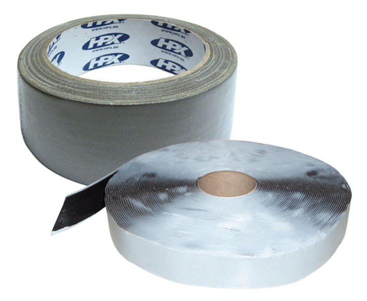 Textile adhesive tape black 10mx50mm